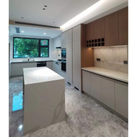 Ensemble d'armoires de cuisine sur mesure, modulaire, en bois blanc, meubles complets, armoires de cuisine modernes