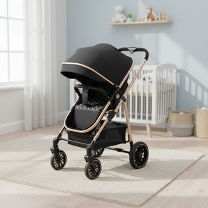 Poussette légère Ying Lai'Er avec cadre en acier inoxydable pour enfants plus grands, capacité de charge de 20 kg, design pliable, absorption des chocs - Product Image 5