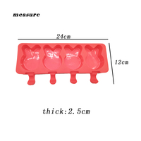 Moule à glace en silicone antiadhésif, forme de lapin 3D personnalisée OEM, adapté à la fabrication de desserts glacés