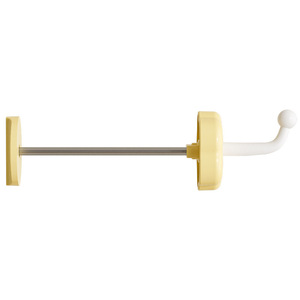 ตะขอแขวนโดปามีน ตะขอเดี่ยว วัสดุ ABS ราวตากผ้ากันลื่นสำหรับท่อทำความร้อน รับน้ำหนักได้ 2 กก. - Product Image 5