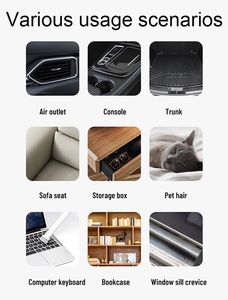 Máy hút bụi cầm tay ô tô DC12V hút mạnh, bộ phụ kiện chăm sóc xe hơi, sử dụng được cả khô và ướt - Product Image 3