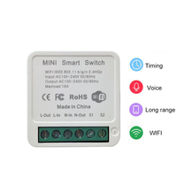 Commutateur de module de commutateur intelligent Wifi via Tuya Smart Life App commutateurs de télécommande pour la domotique intelligente