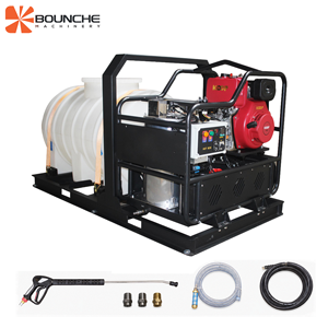 Nettoyeur haute pression à eau chaude diesel 3600 PSI 15L/min pour l'entretien de machines lourdes en extérieur - Product Image 1