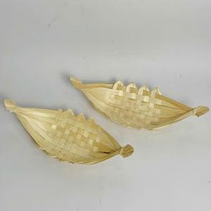 Cesta de Bambú Hecha a Mano en Vietnam para Servir Dulces, Frutas y Alimentos, Decoración de Cocina, Bandeja Tejida Natural - Product Image 2