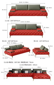 Amerikan tarzı deri düğme tepeli resepsiyon kanepe lüks 5 yıldızlı otel lobisinde koltuk takımı şık oturma odası mobilyası kombinasyonu - Product Image 6