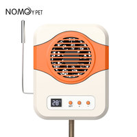 Ventilateur de chauffage et de refroidissement 2 en 1 pour reptiles, thermostat numérique, chauffage pour animaux de compagnie, coque ignifuge V0 pour lézard, gecko, dragon barbu