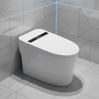 Toilette électronique moderne durable, en céramique résistante à l'usure, à longue durée de vie, intelligente et connectée, pour les immeubles d'appartements