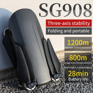 Drone <span class=keywords><strong>SG908</strong></span> 2021, avec caméra HD 4K, cardan 3 axes, 1.2KM, 28 minutes, WIFI 5G, GPS FPV 50X, moteur sans balais, RC Quadcopter, en stock - Product Image 2