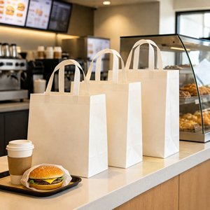 Sac fourre-tout non tissé thermosoudé recyclable avec logo personnalisé, écologique et réutilisable pour les courses à emporter et la vente en gros - Product Image 4