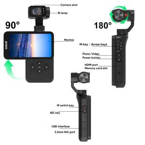 Caméra de poche ORDRO M5 60fps 5K avec batterie 3500mAh, Wi-Fi, objectif rotatif, écran inclinable, pour vidéo <span class=keywords><strong>d</strong></span>'action et vlogging - Product Image 2