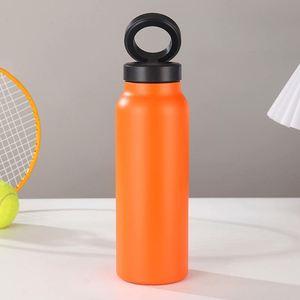 304 Stainless Steel Sports <b>Kettle</b> Large Capacity Magnetic Cup Lid Vacuum Bottle Fashion Design - Product Image 4