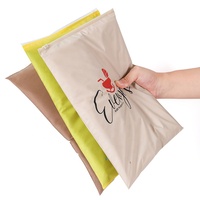 Sac à fermeture éclair en plastique mat personnalisé avec logo, sac à fermeture éclair pour vêtements, t-shirt, emballage pour vêtements, sacs à fermeture éclair pour vêtements