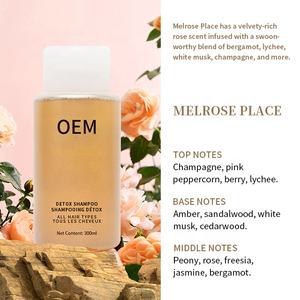 Shampooing détox 300ml pour tous les types de cheveux Nettoyage en profondeur du cuir chevelu Shampooing détox pour homme et femme - Product Image 5