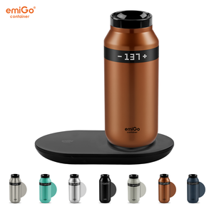 Tazza da Viaggio Intelligente Personalizzabile da 12oz <span class=keywords><strong>con</strong></span> Controllo Bluetooth tramite APP, Tazze Termiche per Ufficio e Regalo - Product Image 1