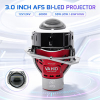Phare de voiture AFS Dynamic Bending 3 pouces Bi-LED 6000K 12V 24V, projecteur à faisceau haut et bas, lentille de phare LED, éclairage automobile de rechange