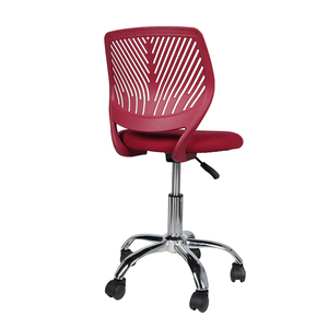 Simple Modern Red plastic kids and student study Bureau no armrest chair - Product Image 4