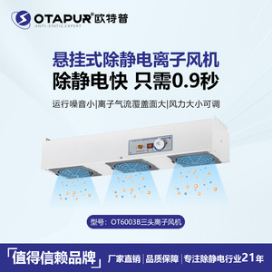 Ventilateur ionisant suspendu à double tête Otapur Ot6002, ventilateur industriel antistatique - Product Image 2