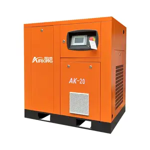 China Compressor De Ar Fábricas 11KW 15KW 22KW 37KW Tipo De Parafuso Sem Óleo Silencioso 16BAR Com CE