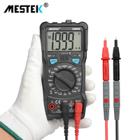 Multimètre numérique DM90E, testeur de tension AC/DC 600V, rétroéclairage, indicateur de batterie faible, mesure électrique domestique