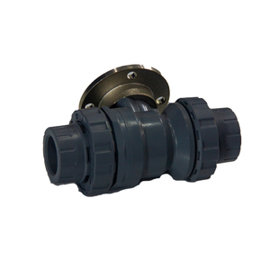 Elektrisches Doppel-Union-Kugel hahn DN65 aus PVC - Product Image 1