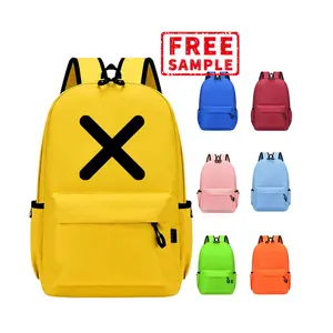 Best SellingTravel Solid Color Backpack Student Girl School Polyester Kids Character School Bags Bulk Of School Backpack