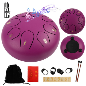 Nhà Sản Xuất Bán Hàng Trực Tiếp Bộ Gõ Nhạc Cụ Trống Đặt Biểu Tượng Tùy Chỉnh Tay Lưỡi Giáo Dục Đồ Chơi Trống - Product Image 1