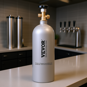 Tanque de aluminio Vevor de 5 libras para CO2 con válvula CGA320 para máquinas dispensadoras de bebidas - Product Image 2