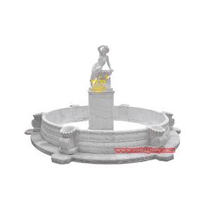 Beige mármol al aire libre jardín <span class=keywords><strong>fuente</strong></span> <span class=keywords><strong>calle</strong></span> paisaje decoración diseño <span class=keywords><strong>piedra</strong></span> arte escultura para espacios al aire libre - Product Image 4