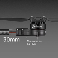 Moteur de drone Hobbywing X6P Gen 2 150kv, ensemble de moteurs BLDC sans balais DC 12S 14S, High Lifting X6 Plus G2 FOC Outrunner 5FT