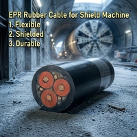 Cable de Alimentación Aislado con EPR de Alta Tensión Huaqi 26/35kV, Cable para Excavadora y Pala Minera Eléctrica para Construcción