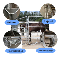Panneaux de clôture robustes pour bétail YC, vente en gros, 12 pieds, pour enclos et clôtures portables pour chevaux
