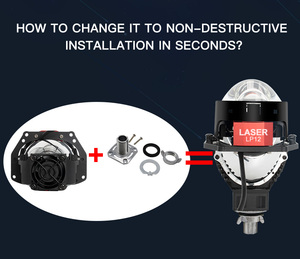 Xenplus nhà máy bán buôn 3 inch điện lớn 120W Máy chiếu LHD 6000K 20000LM Led Đèn Pha Hot bán sản phẩm Laser - Product Image 4