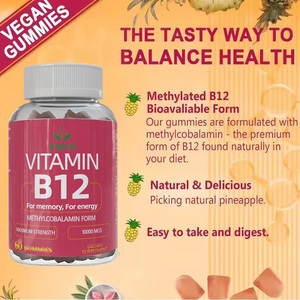 Gummies à la mémoire enrichies en vitamine B12 : Methylcobalamine pour l'énergie et la santé <span class=keywords><strong>de</strong></span> la mémoire - Product Image 2