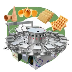 Industrielle kommerzielle Ausrüstung Stroop wafel Eiscreme Wafer Eier brötchen Waffeleisen Eistüte machen Maschine für den Handel