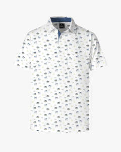 Diseño bordado deportes transpirable que absorbe la humedad sublimación poliéster Spandex 240 gramos Golf Polo camiseta logotipo personalizado - Product Image 5