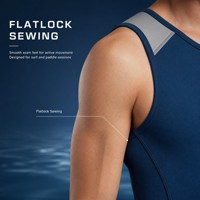Combinaison de plongée sans manches en néoprène OEM pour homme, idéale pour le surf, le triathlon, le kayak et la planche à pagaie