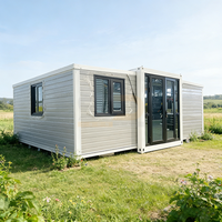 Mini-maison conteneur de 20 pieds de haute qualité, 3 chambres, préfabriquée, fabriquée en Chine, abri de jardin