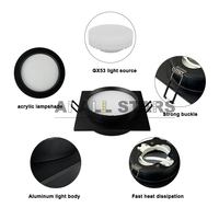 Promotion : Support de lampe LED GX53 double tête personnalisé, 5W, 7W, 9W, pour spots de plafond encastrés carrés GX53