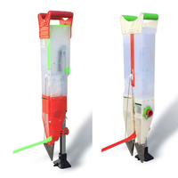 Semoir manuel en acier inoxydable, planteur de maïs à commande manuelle, machine à semer le soja et les arachides à haute efficacité pour l'agriculture en pente