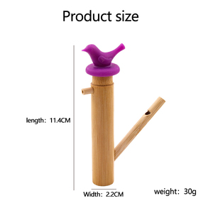 Fischietto d'acqua in bambù a forma di <span class=keywords><strong>uccellino</strong></span>, giocattolo per bambini dell'asilo, regalo per studenti, divertimento con acqua, suono personalizzato di piccolo <span class=keywords><strong>uccellino</strong></span> - Product Image 3