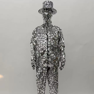 Specchio di vendita caldo uomo Costume da <span class=keywords><strong>ballo</strong></span> festivo e Performance vestito per Festival di musica Wedding Bar e festa di Halloween - Product Image 1