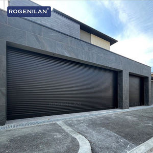 Rogenilan Villa Porte de garage commerciale rapide enroulable Grain de bois Volet roulant électrique Portes roulantes rapides - Product Image 1