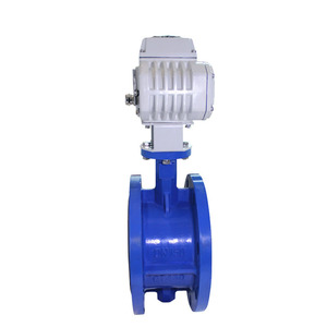Válvula de Mariposa Eléctrica con Brida, Cuerpo de Hierro Fundido, Disco de Acero Inoxidable, Sello EPDM, para Agua, Temperatura Normal, Uso General - Product Image 3