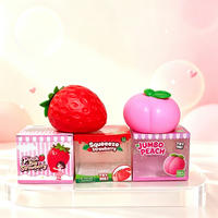 Nouvel ensemble de jouets squishy aux fruits 2026 pour enfants, boîte d'emballage en plastique imprimé pour animaux de compagnie, jouets à presser en gros