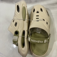 XiJie XJ-59-1 Sandales décontractées pour hommes, nouvelle collection été 2025, respirantes, avec motif imprimé sur la pointe, en EVA médical allemand, à trous extérieurs