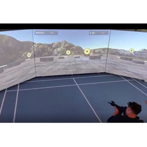 معدات إطلاق نار داخلية للبالغين ، جهاز محاكاة للتدريب على إطلاق النار ، لعبة إسقاط حائط تفاعلية ، هدف تصوير vr متعدد الأشخاص - Product Image 4