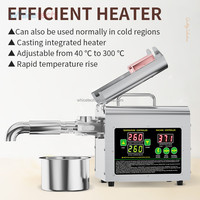 Presse à huile commerciale automatique WH-T2S 700W en acier inoxydable pour usage domestique et commercial