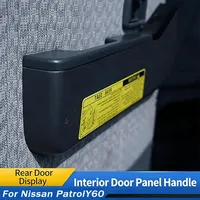 Penutup Sandaran Tangan Interior Pintu untuk Nissan Safari Y60 GR RD28T 88-04 8094026J01 8094126J01