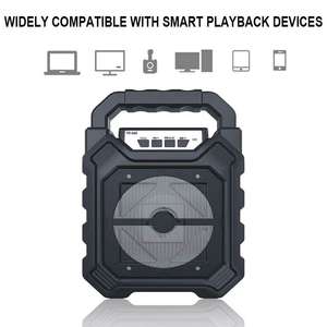 <span class=keywords><strong>Altavoz</strong></span> Portátil Inalámbrico para Exteriores YD-668, Supergraves con USB/TF/AUX/Radio FM, Boombox con Subwoofer, Compatible con Micrófono - Product Image 4