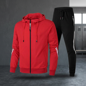 Suprex Enterprises New Fashion Men's Tracksuit Spring Autumn Zipper Sweatshirts Sweatpants Two-Piece Suit <b>Jacket</b> Windproof - Product Image 6